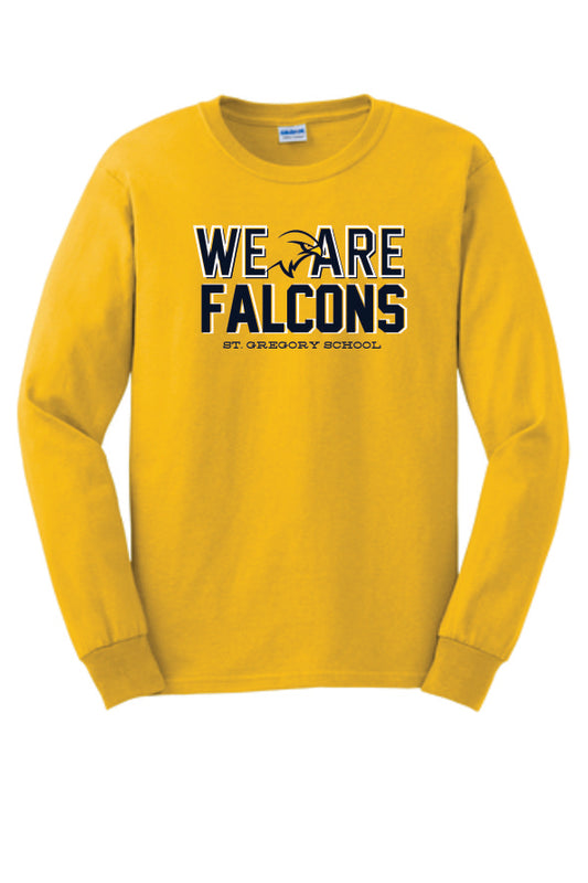 St. Gregorys Barbarigo We Are Falcons Gold Apparel
