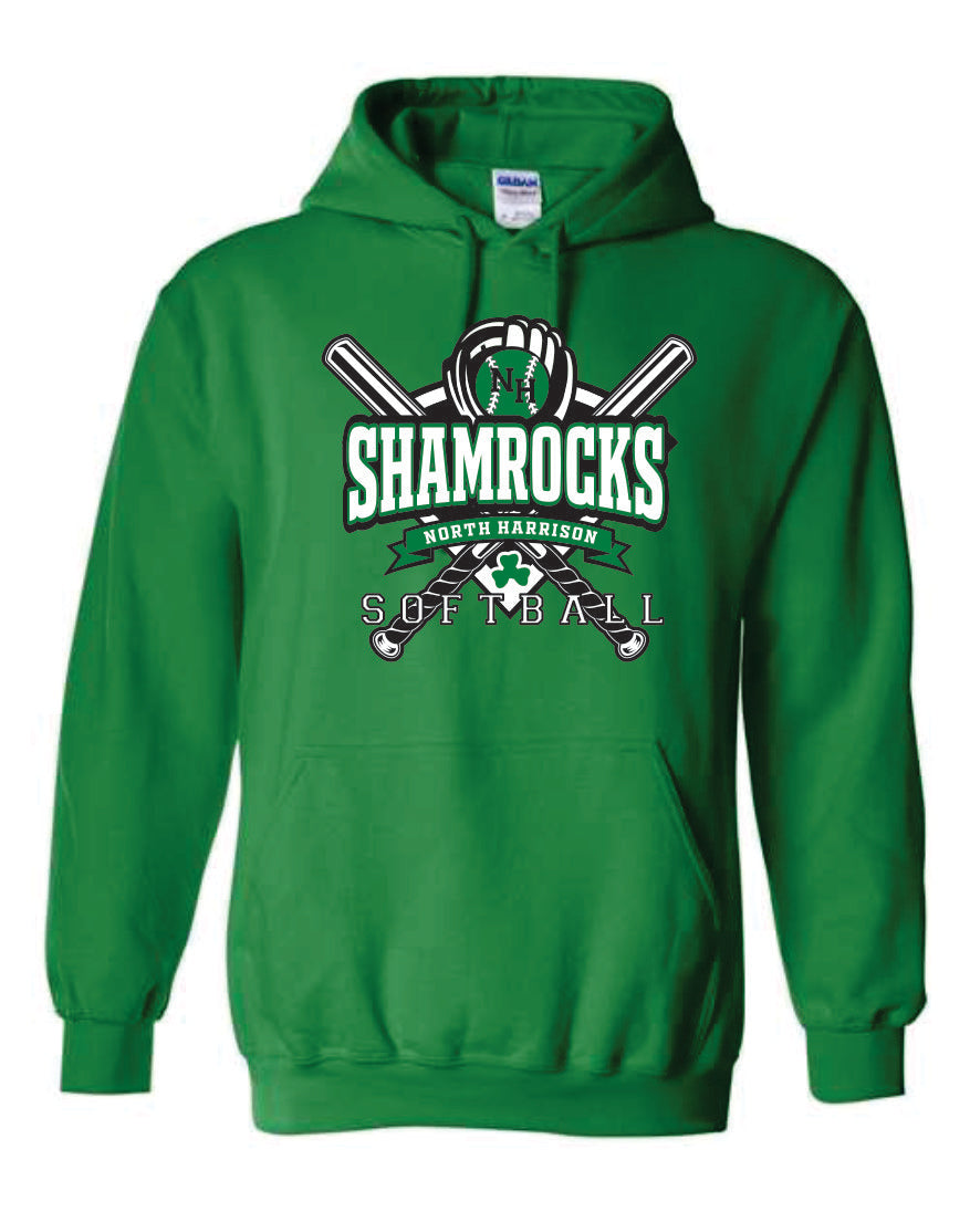 North Harrison Irish Green Softball Apparel