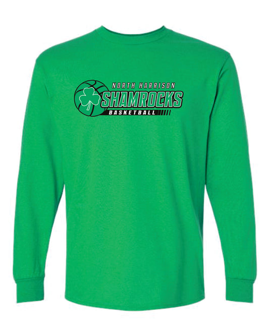 North Harrison Irish Green Basketball Apparel
