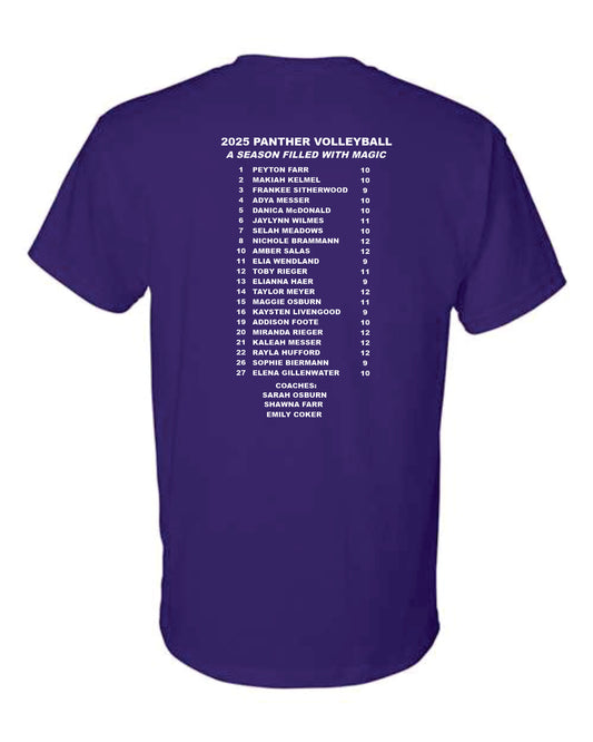 Mound City Panthers Purple Volleyball T's