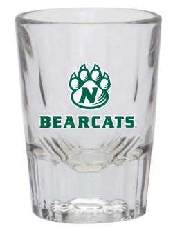 Northwest Bearcats Fluted Shot Glass