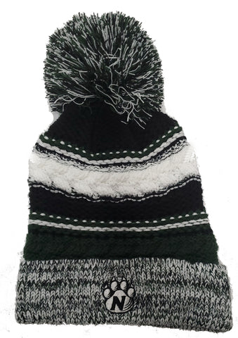 Bearcat Knit Stocking Hat w/Pom