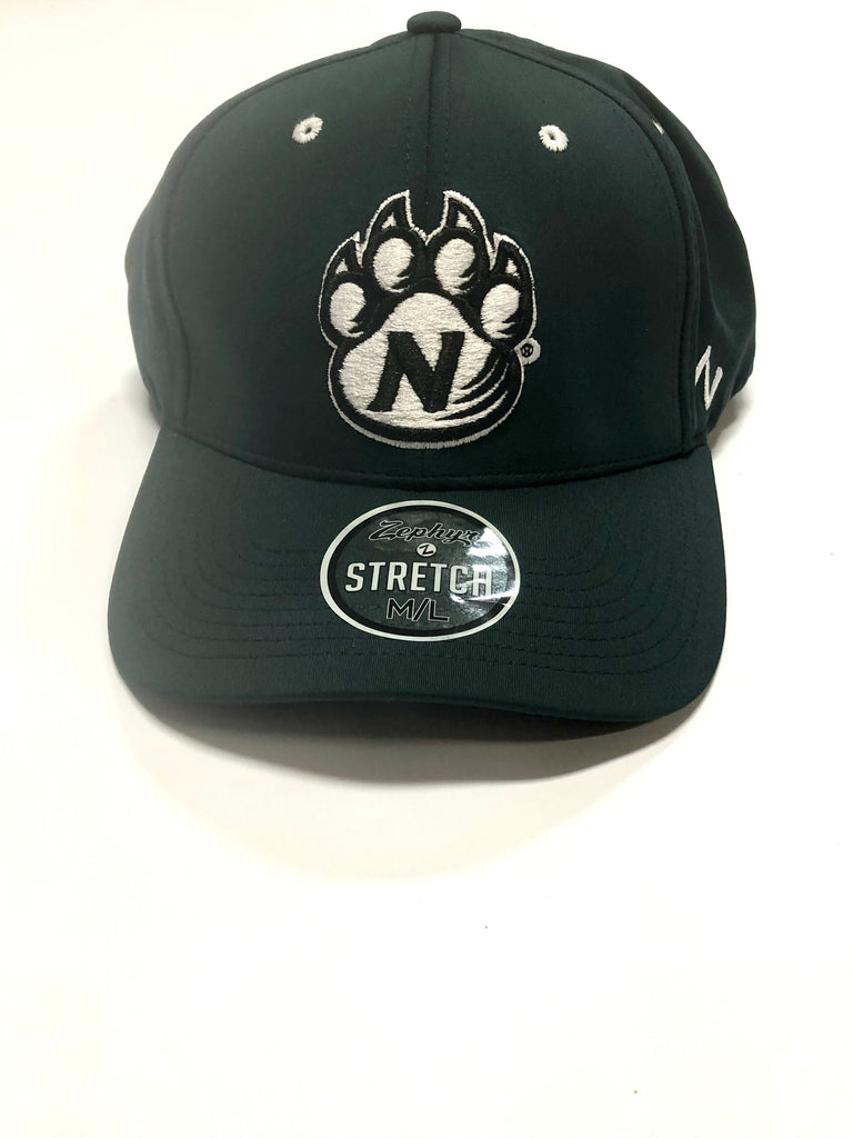 Northwest Bearcats Dark Green Zephyr Performance Hat