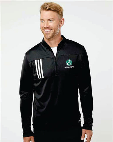 Adidas 3-Stripe Double Knit 1/4 Zip Pullover (Multiple Colors Available)