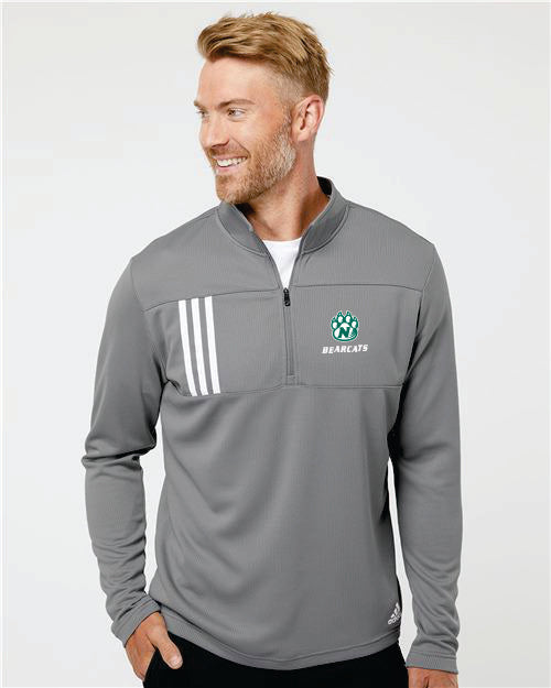 Adidas 3-Stripe Double Knit 1/4 Zip Pullover (Multiple Colors Available)