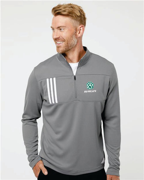 Adidas 3-Stripe Double Knit 1/4 Zip Pullover (Multiple Colors Available)