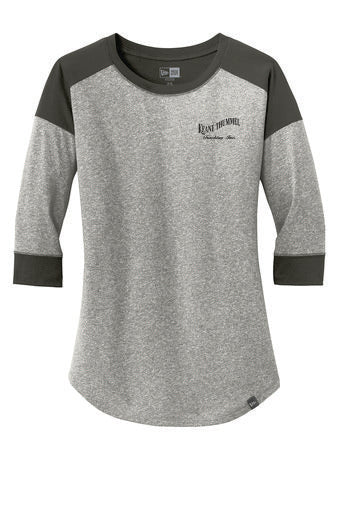 New Era® Ladies Heritage Blend 3/4-Sleeve Baseball Raglan Tee--LNEA104