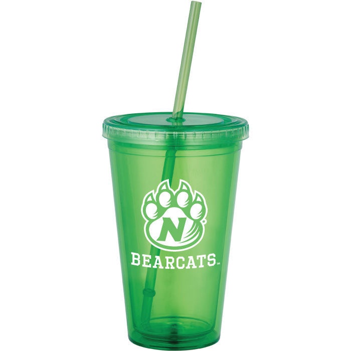 Green Slurpy Cup With Straw