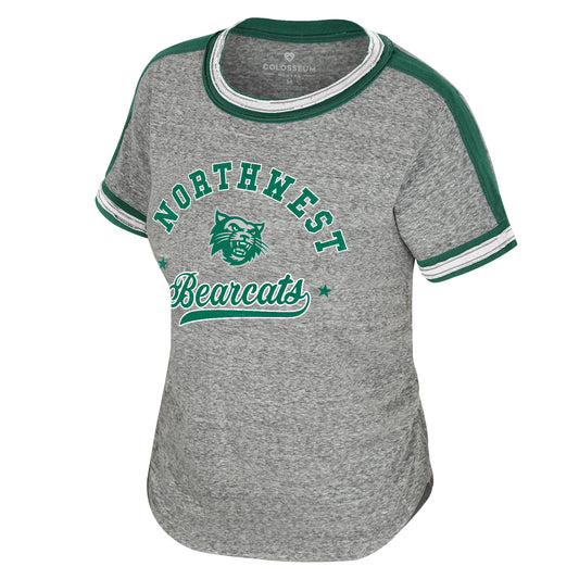 Colosseum Women's Heather Grey Short Sleeve
