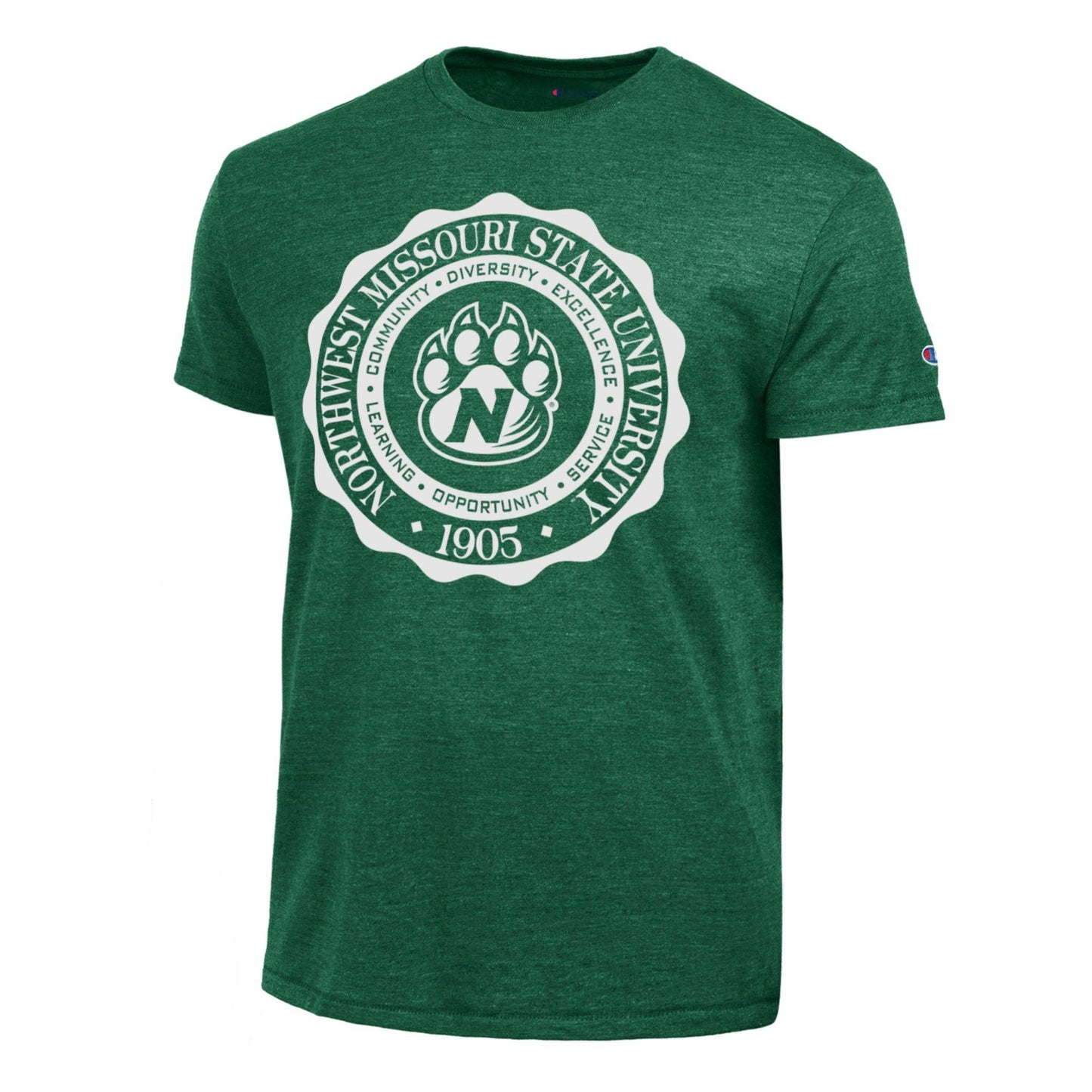 Champion Dark Green Triblend Tee