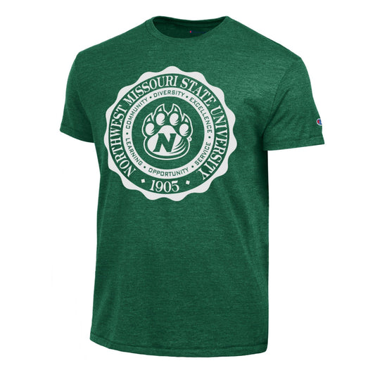 Champion Dark Green Triblend Tee