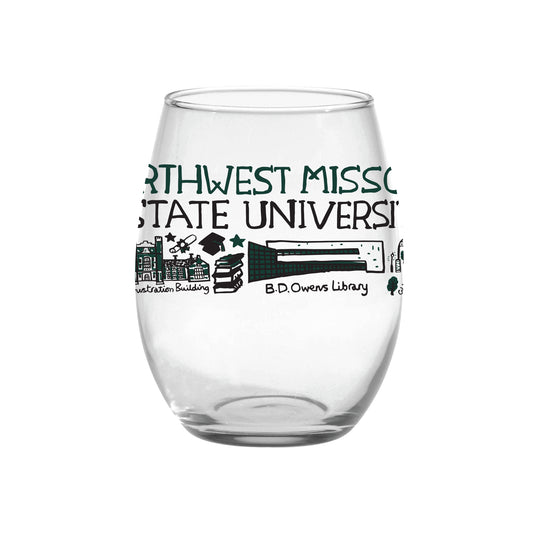 Julia Gash Stemless Wine Glass