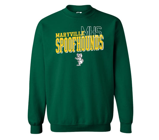 Spoofhound Dark Green Crewneck