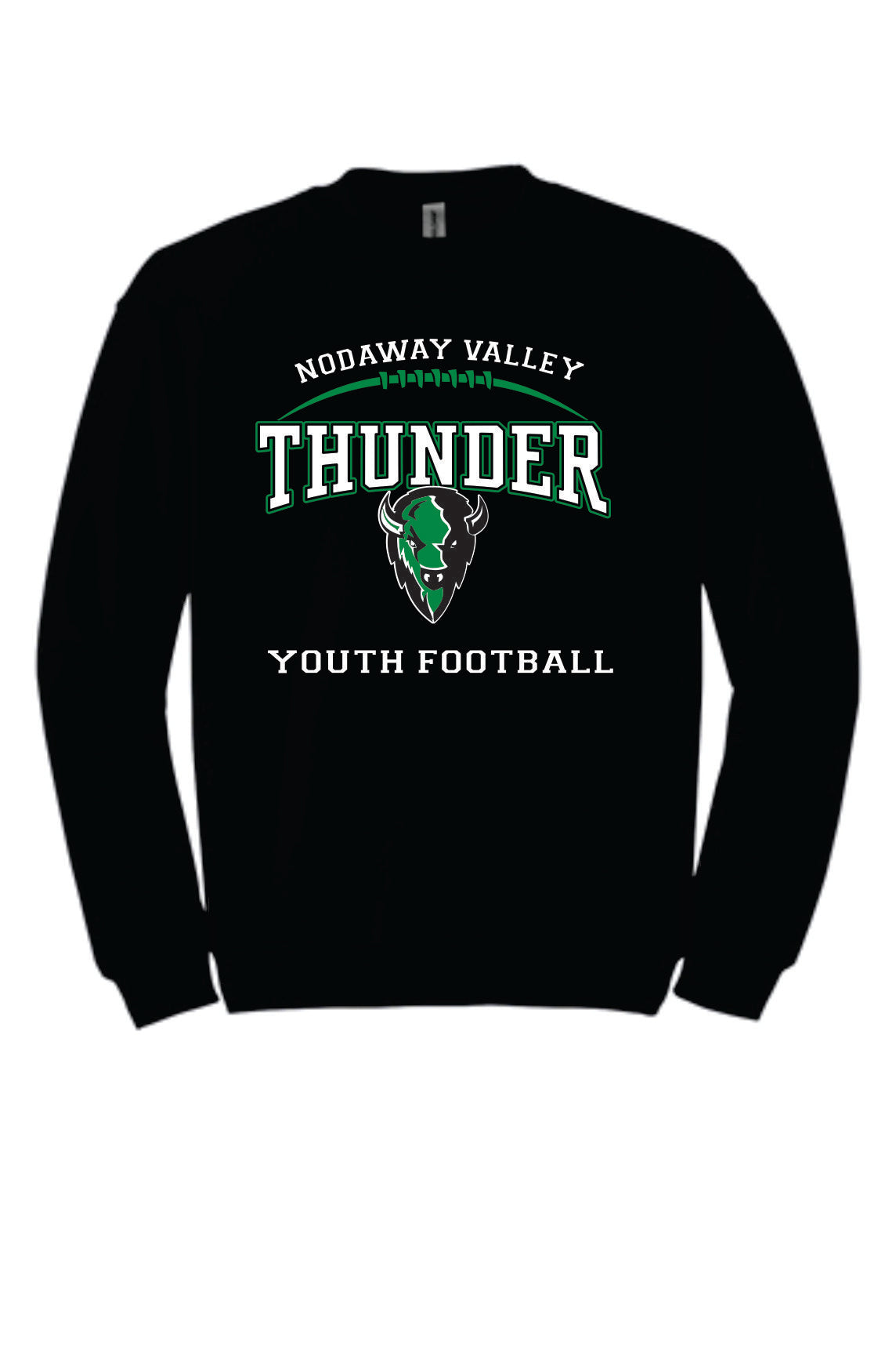 Nodaway Valley Thunder Youth Tackle Football Black Apparel
