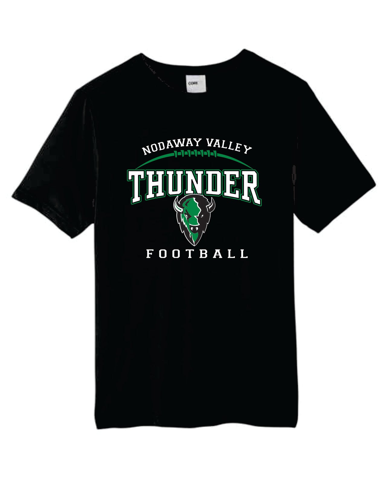 Nodaway Valley Thunder Football Black Apparel