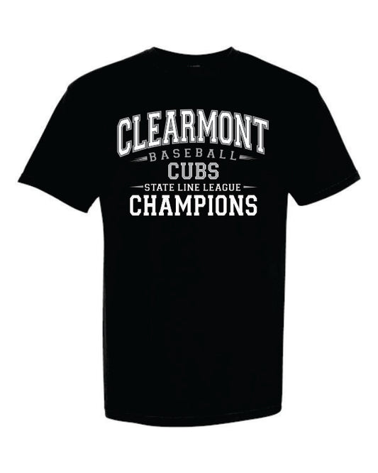 Clearmont Baseball Comfort Colors Short Sleeve Tee