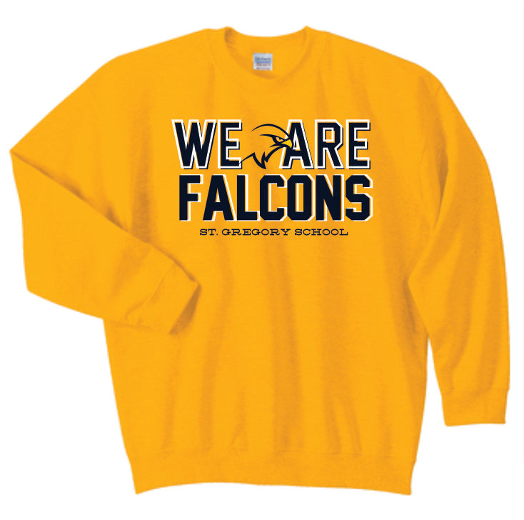 St. Gregorys Barbarigo We Are Falcons Gold Apparel
