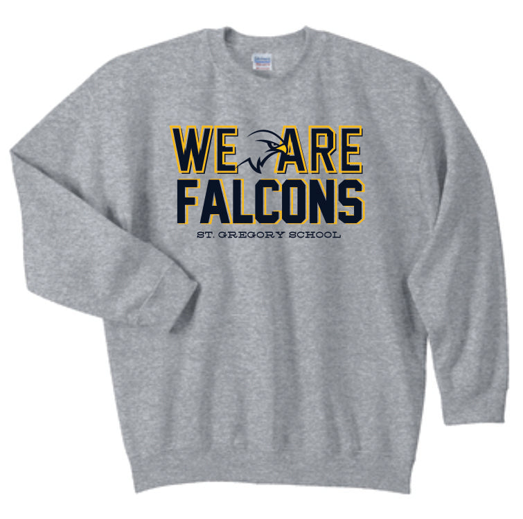 St. Gregorys Barbarigo We Are Falcons Sport Grey Apparel