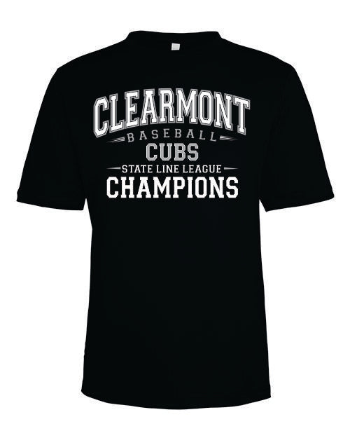 Clearmont Baseball Dri-Fit Short Sleeve Tee
