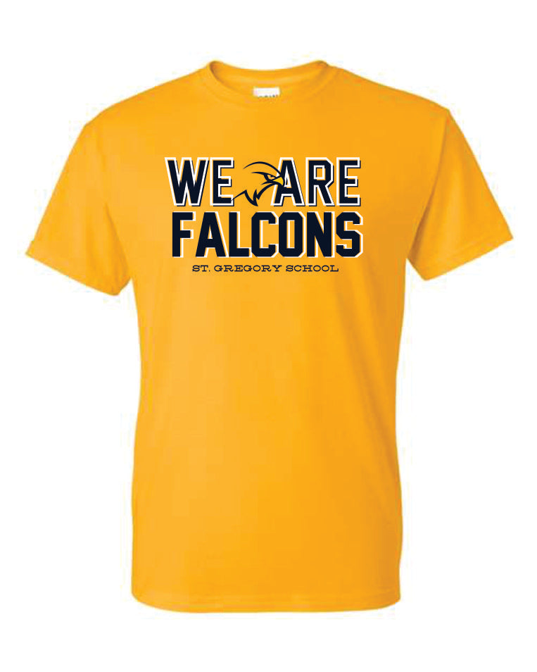 St. Gregorys Barbarigo We Are Falcons Gold Apparel