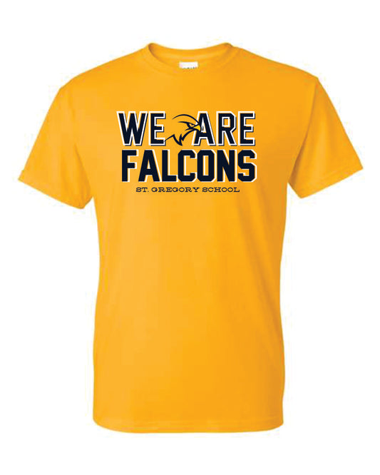 St. Gregorys Barbarigo We Are Falcons Gold Apparel