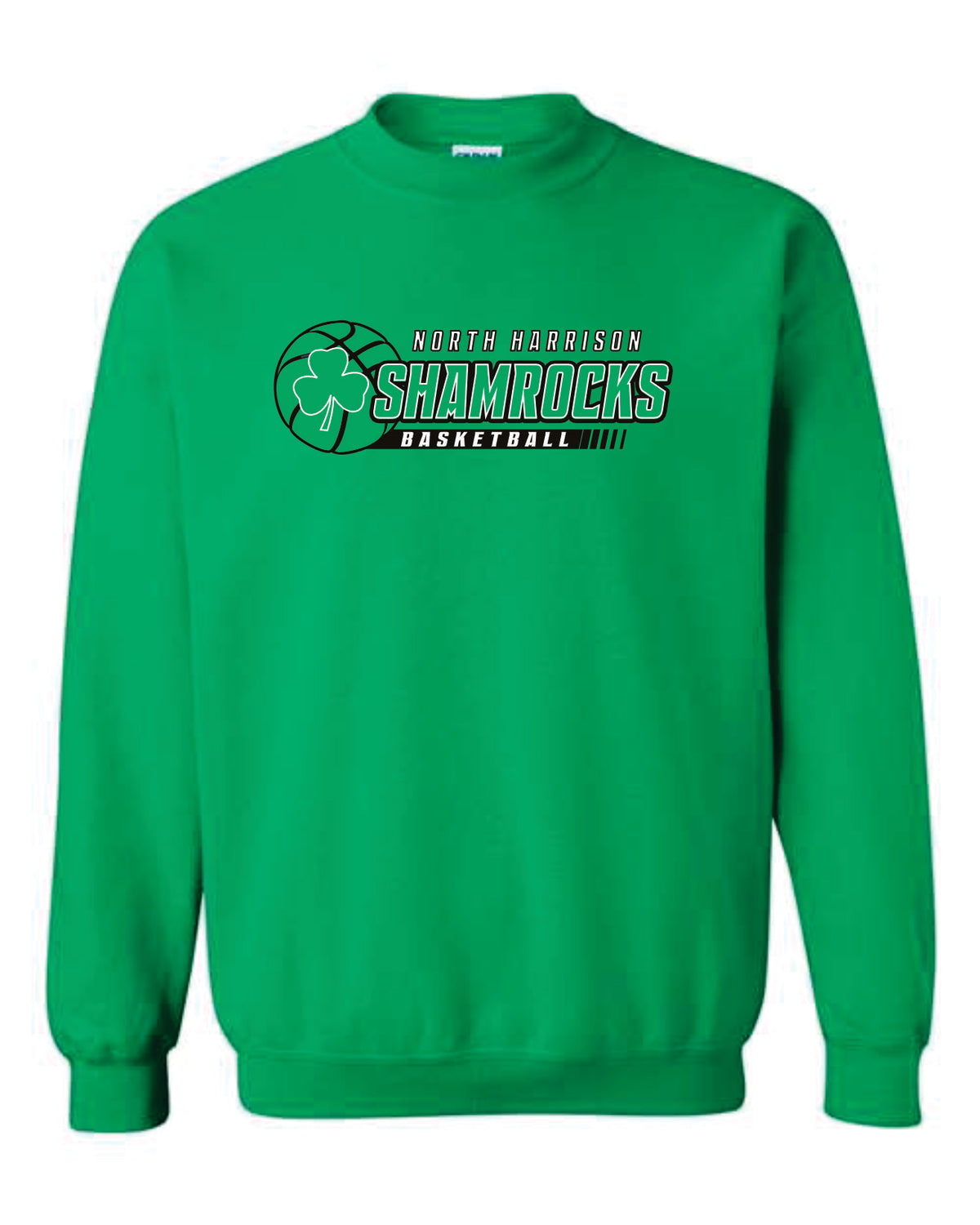 North Harrison Irish Green Basketball Apparel
