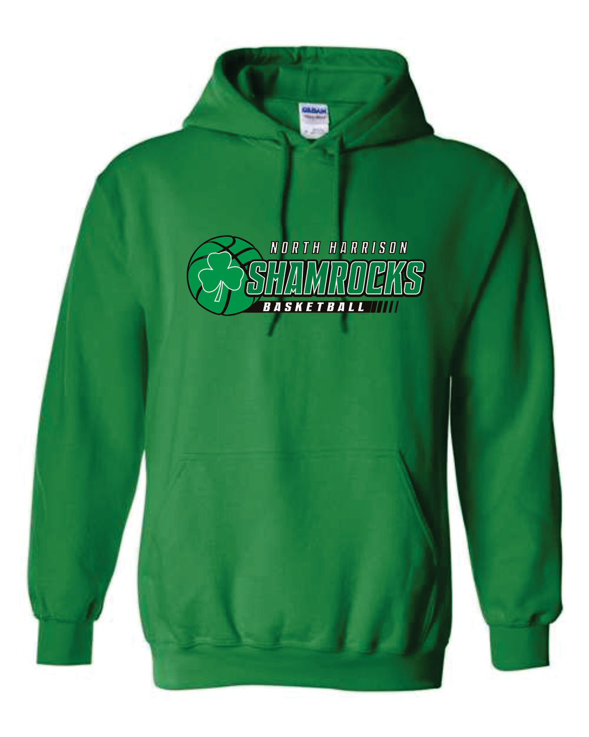 North Harrison Irish Green Basketball Apparel