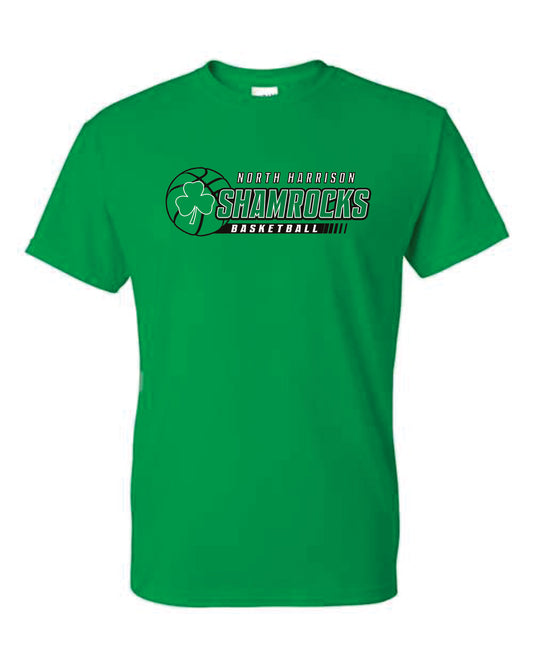 North Harrison Irish Green Basketball Apparel