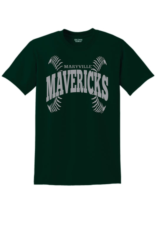 Mavericks Baseball Dark Green Apparel