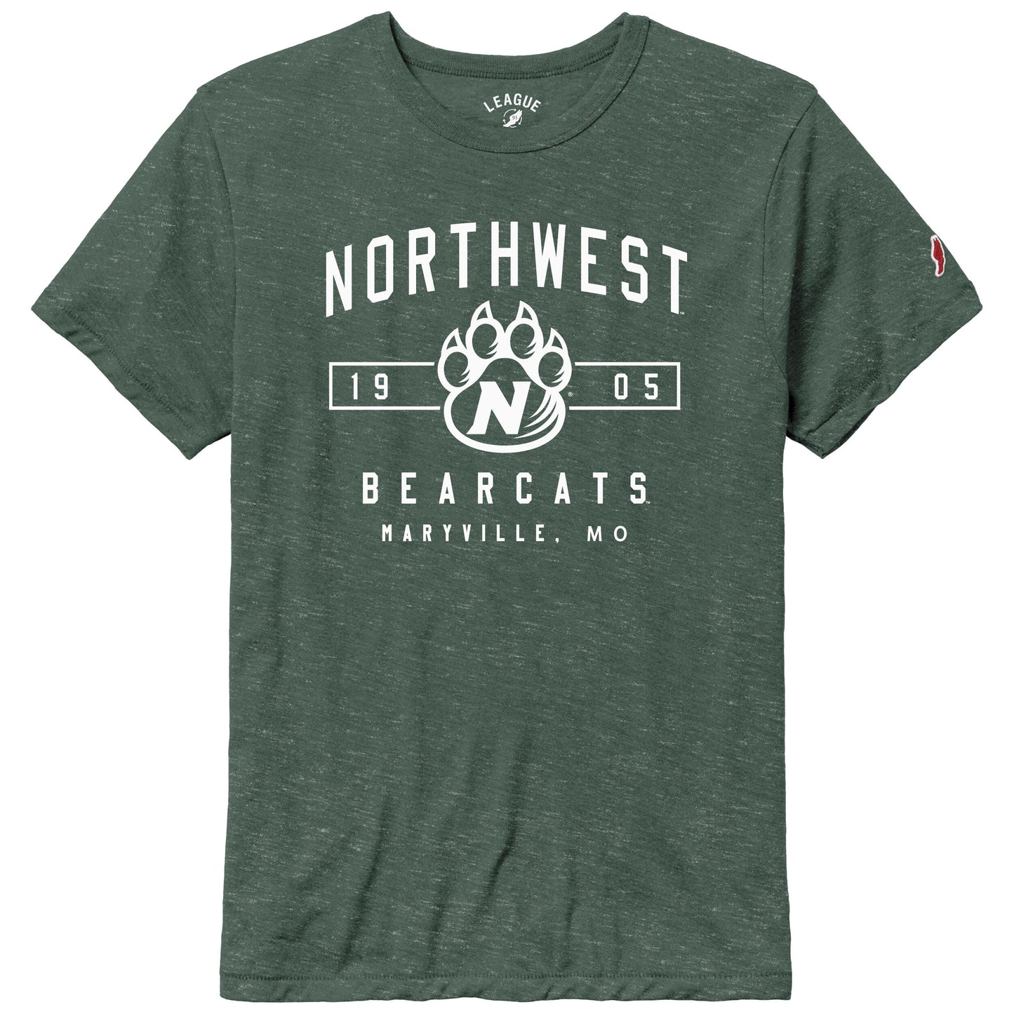 League Vintage Green Triblend Tee
