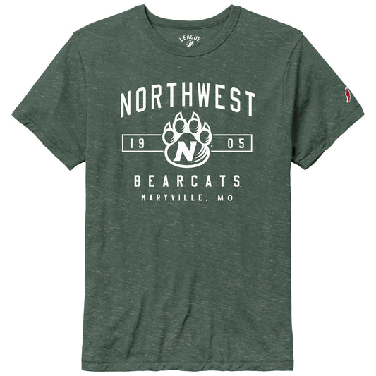 League Vintage Green Triblend Tee