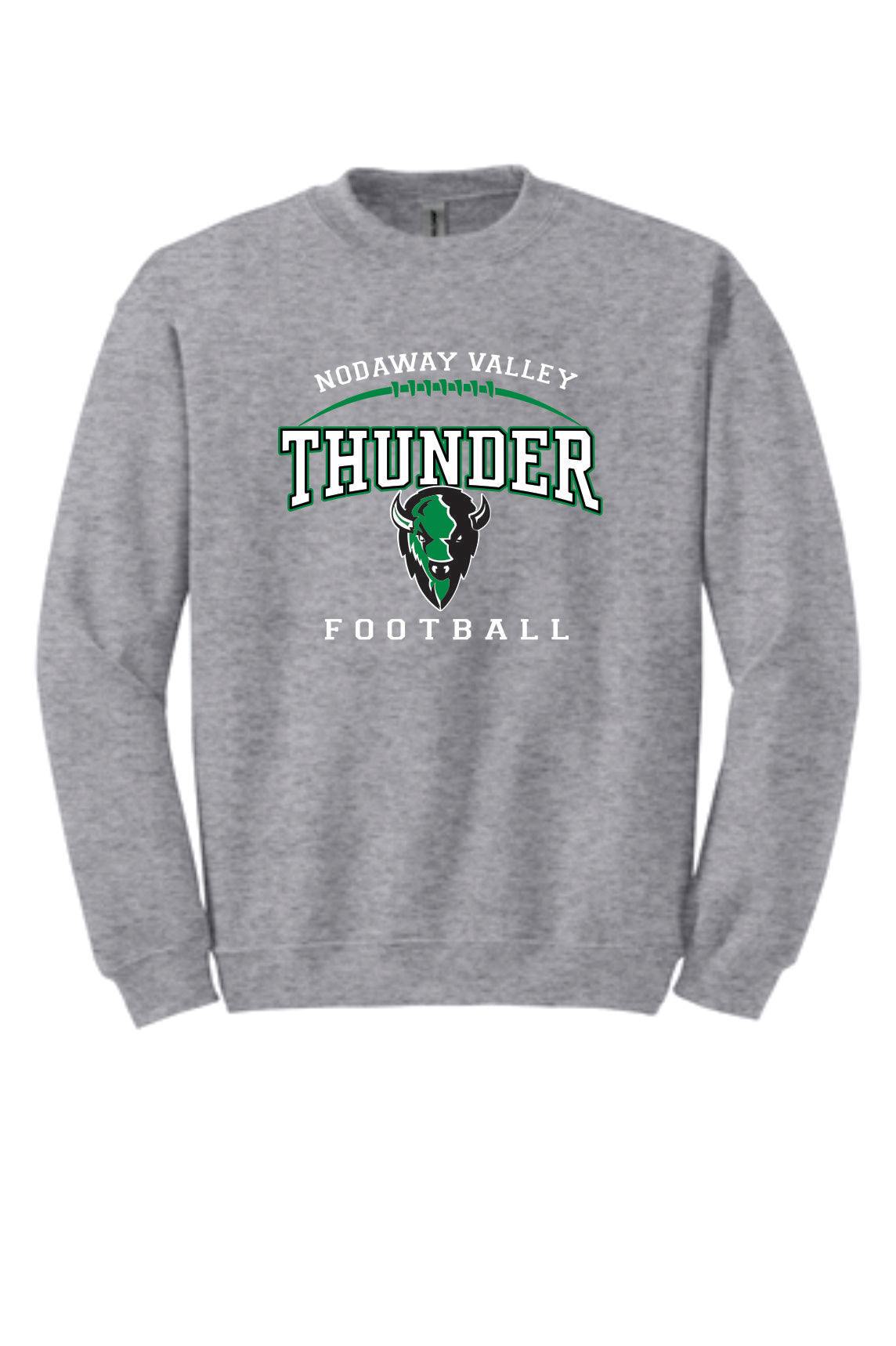 Nodaway Valley Thunder Football Graphite Heather Apparel