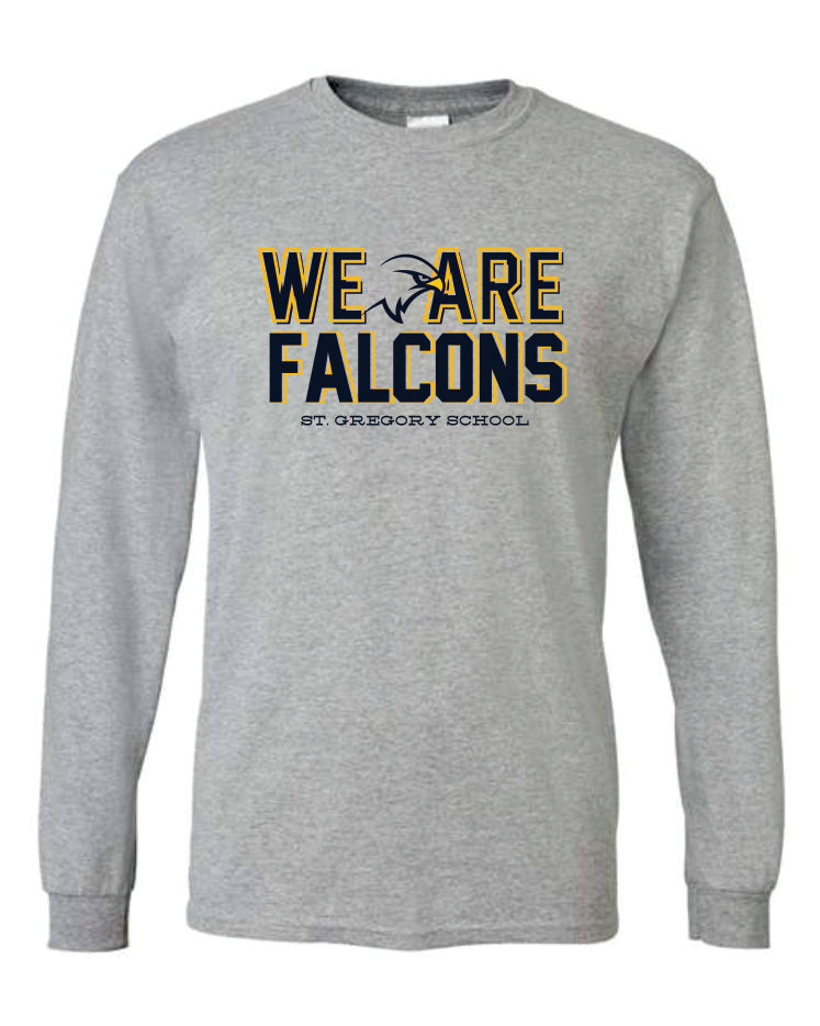 St. Gregorys Barbarigo We Are Falcons Sport Grey Apparel