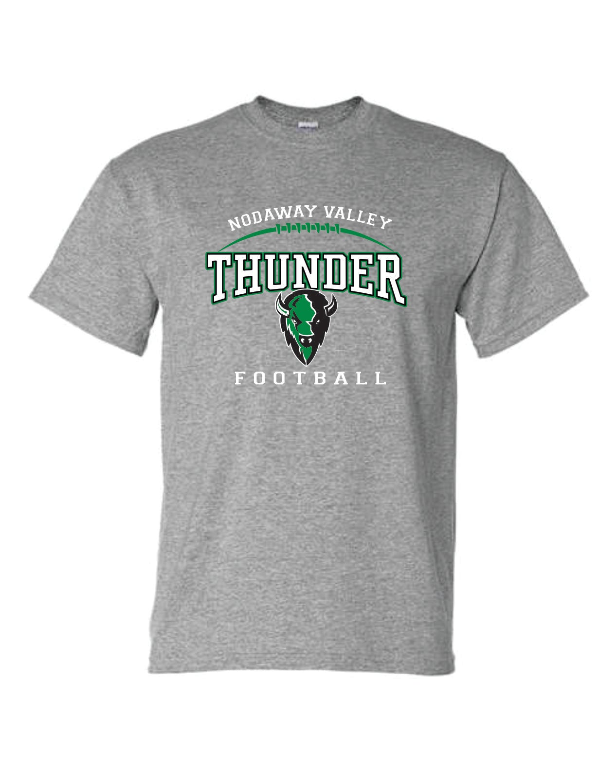 Nodaway Valley Thunder Football Graphite Heather Apparel