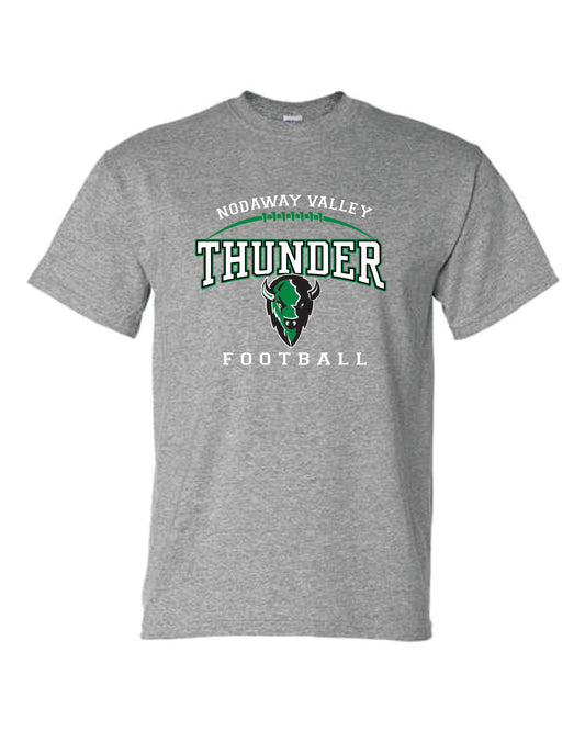 Nodaway Valley Thunder Football Graphite Heather Apparel