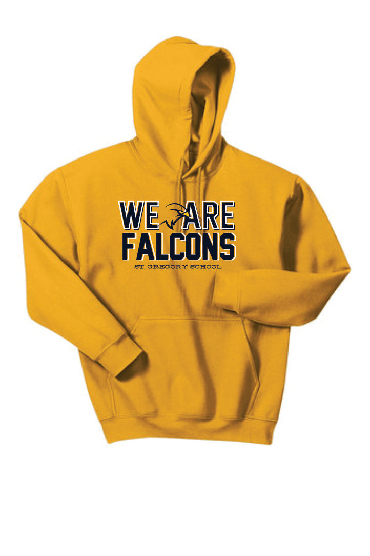St. Gregorys Barbarigo We Are Falcons Gold Apparel