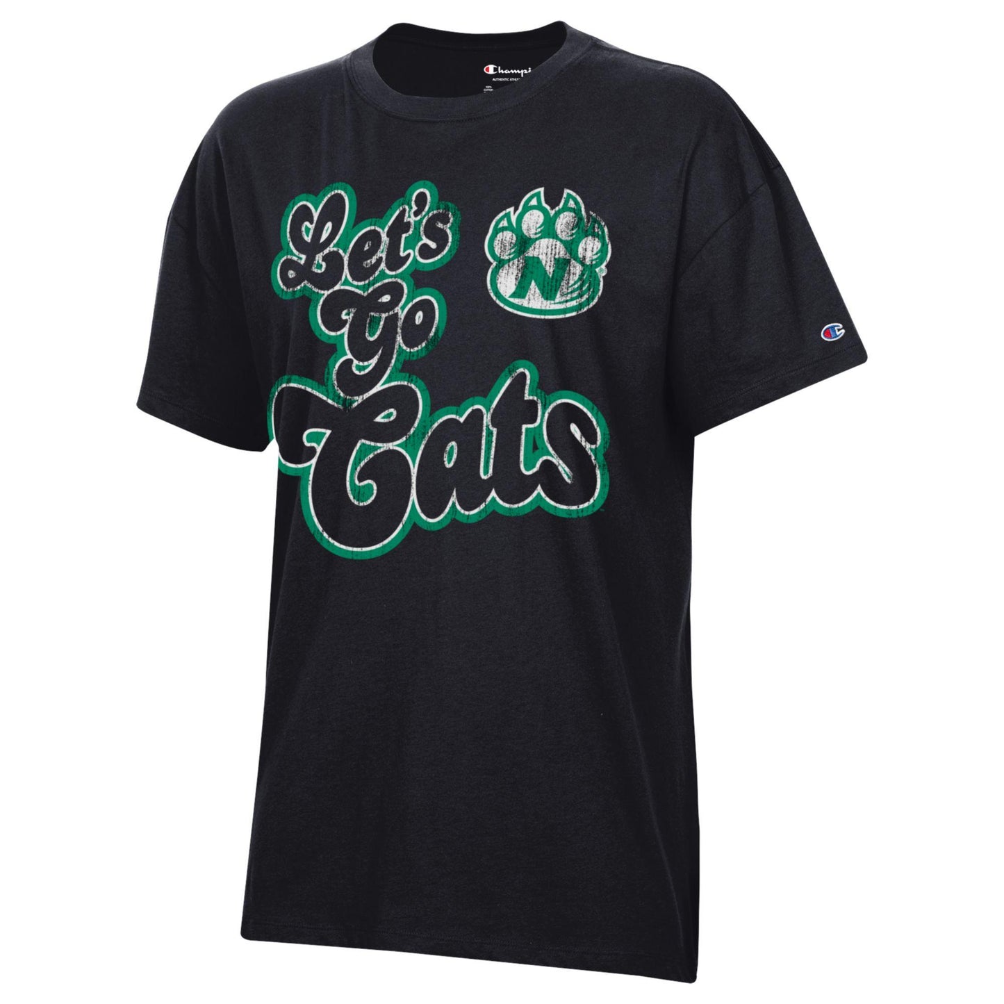Champion Women's Lets Go Cats Oversized Tee