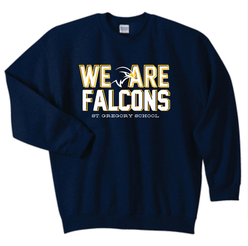 St. Gregorys Barbarigo We Are Falcons Navy Apparel