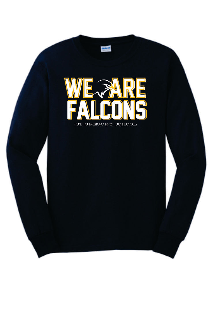St. Gregorys Barbarigo We are Falcons Navy Toddler Apparel