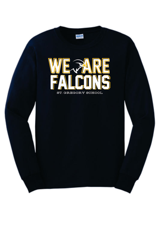 St. Gregorys Barbarigo We are Falcons Navy Toddler Apparel