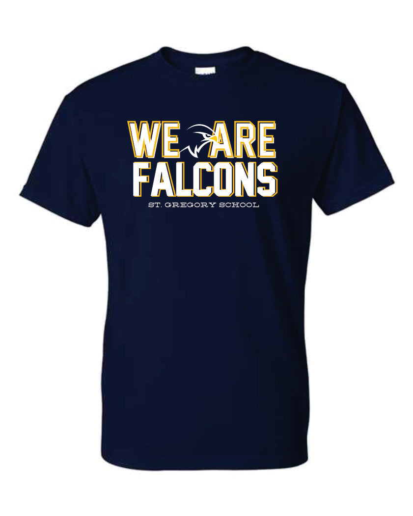 St. Gregorys Barbarigo We Are Falcons Navy Apparel