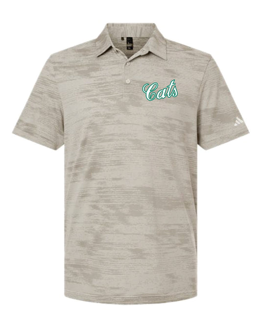 Adidas Ultimate 365 Textured Stripe Grey Polo