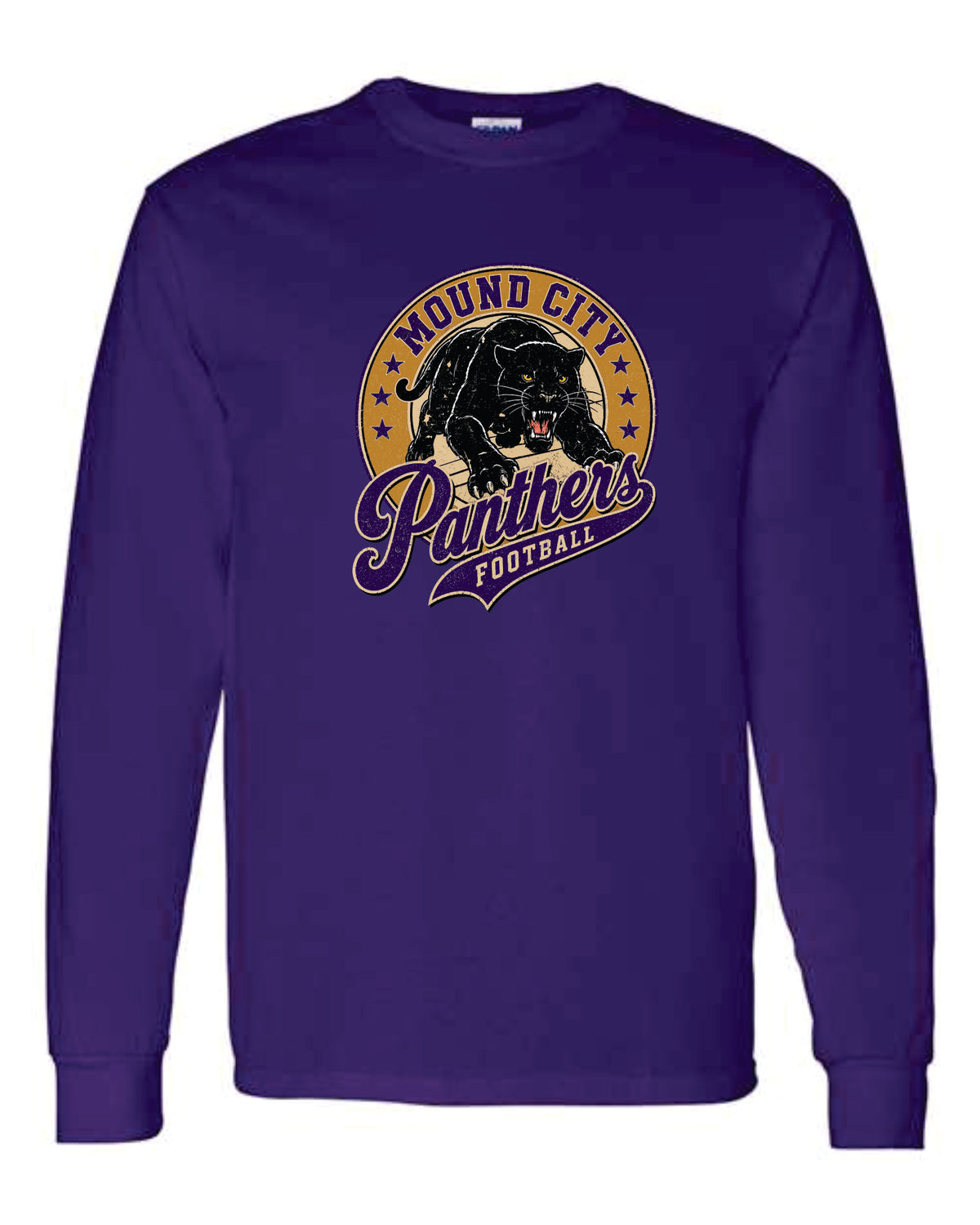 Mound City Purple Football Apparel