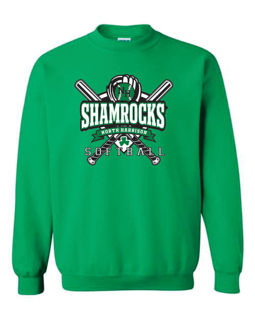North Harrison Irish Green Softball Apparel