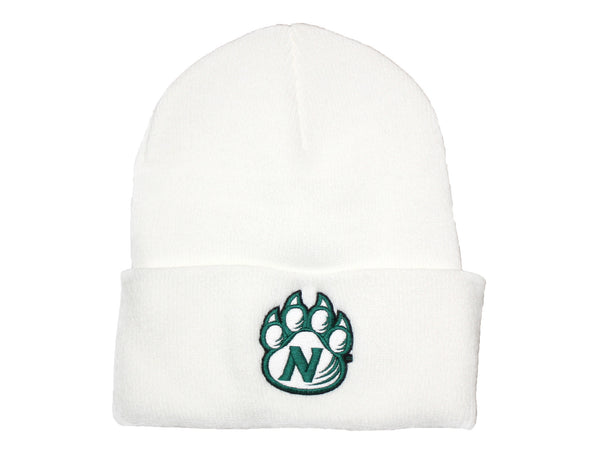 White Northwest Bearcats Classic Knit Stocking Cap