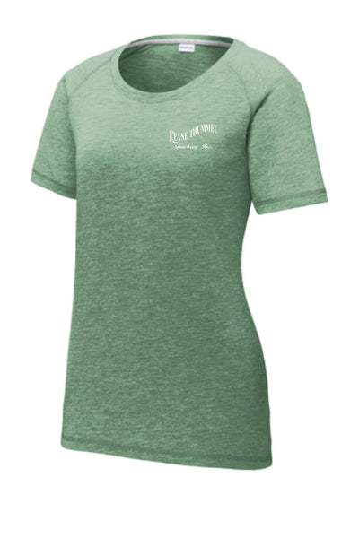 Sport-Tek® Ladies PosiCharge® Tri-Blend Wicking Scoop Neck Raglan Tee--LST400