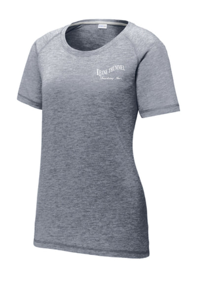 Sport-Tek® Ladies PosiCharge® Tri-Blend Wicking Scoop Neck Raglan Tee--LST400