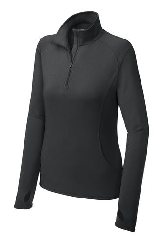 Sport-Tek® Ladies Sport-Wick® Stretch 1/2-Zip Pullover--LST850