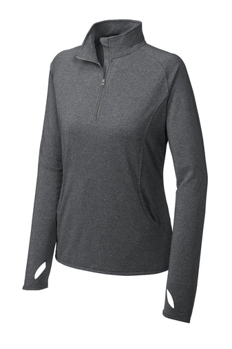 Sport-Tek® Ladies Sport-Wick® Stretch 1/2-Zip Pullover--LST850