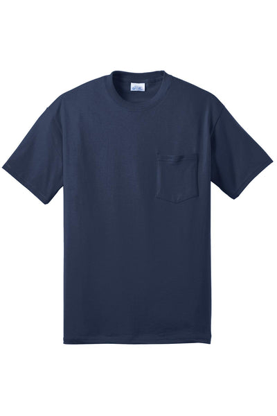 Port & Company® Tall Core Blend Pocket Tee--PC55PT